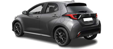 Mazda Mazda2 leasing - rear angle - DirectLease